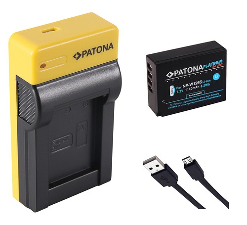 Patona batteria caricatore - +,
